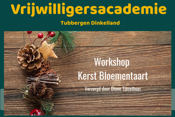 Workshop Kerst Bloementaart